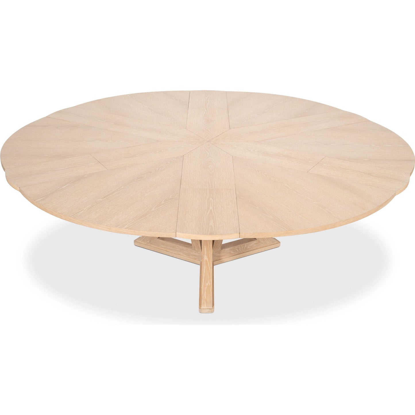 041 SI-2262529 | Additional Silo | Casual Jupe Dining Table by Sarreid Ltd. in solid oak, veneers. Made from solid oak, veneers in a traditional style.