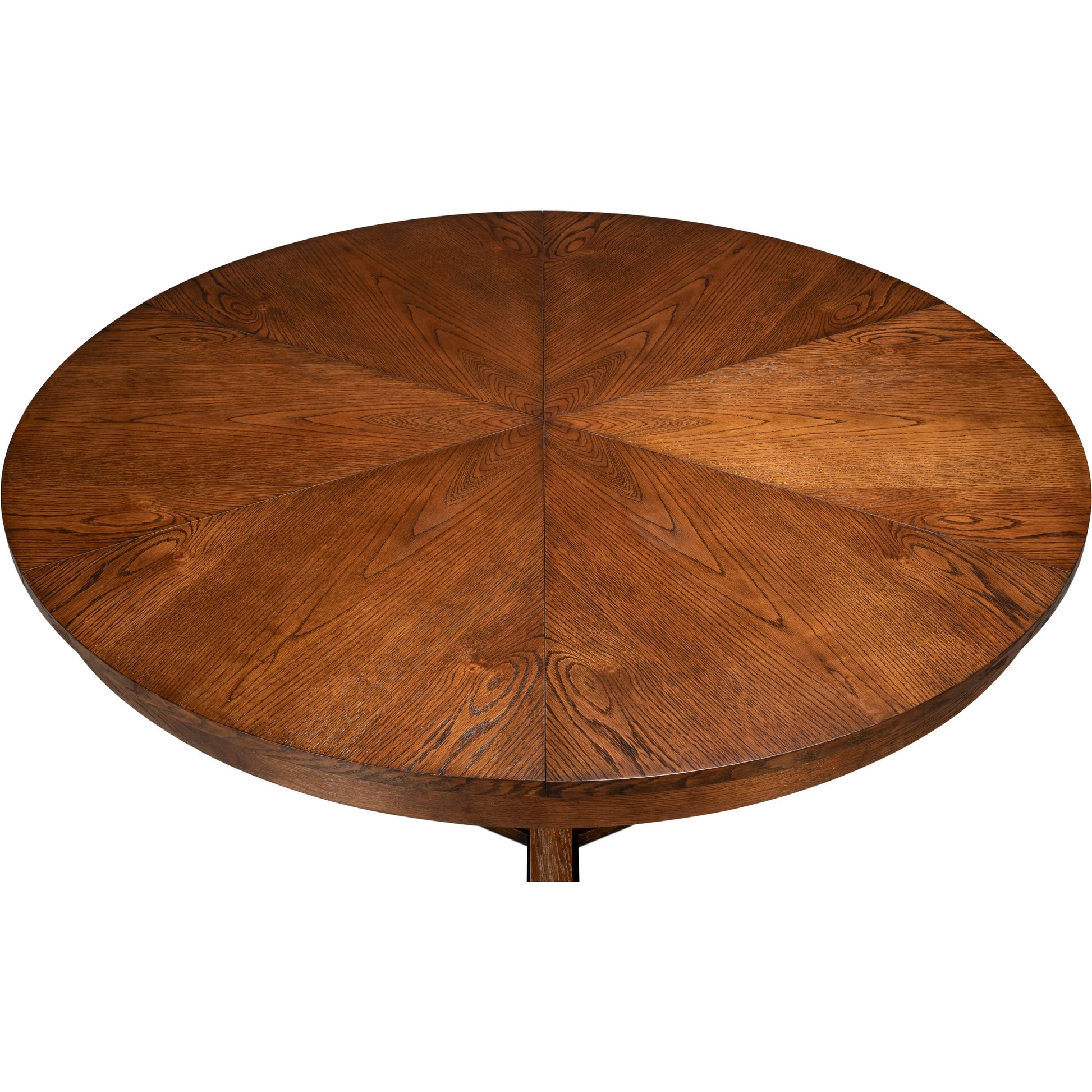 Casual Jupe Dining Table by Sarreid Ltd. in solid oak, veneers. Made from solid oak, veneers in a traditional style.