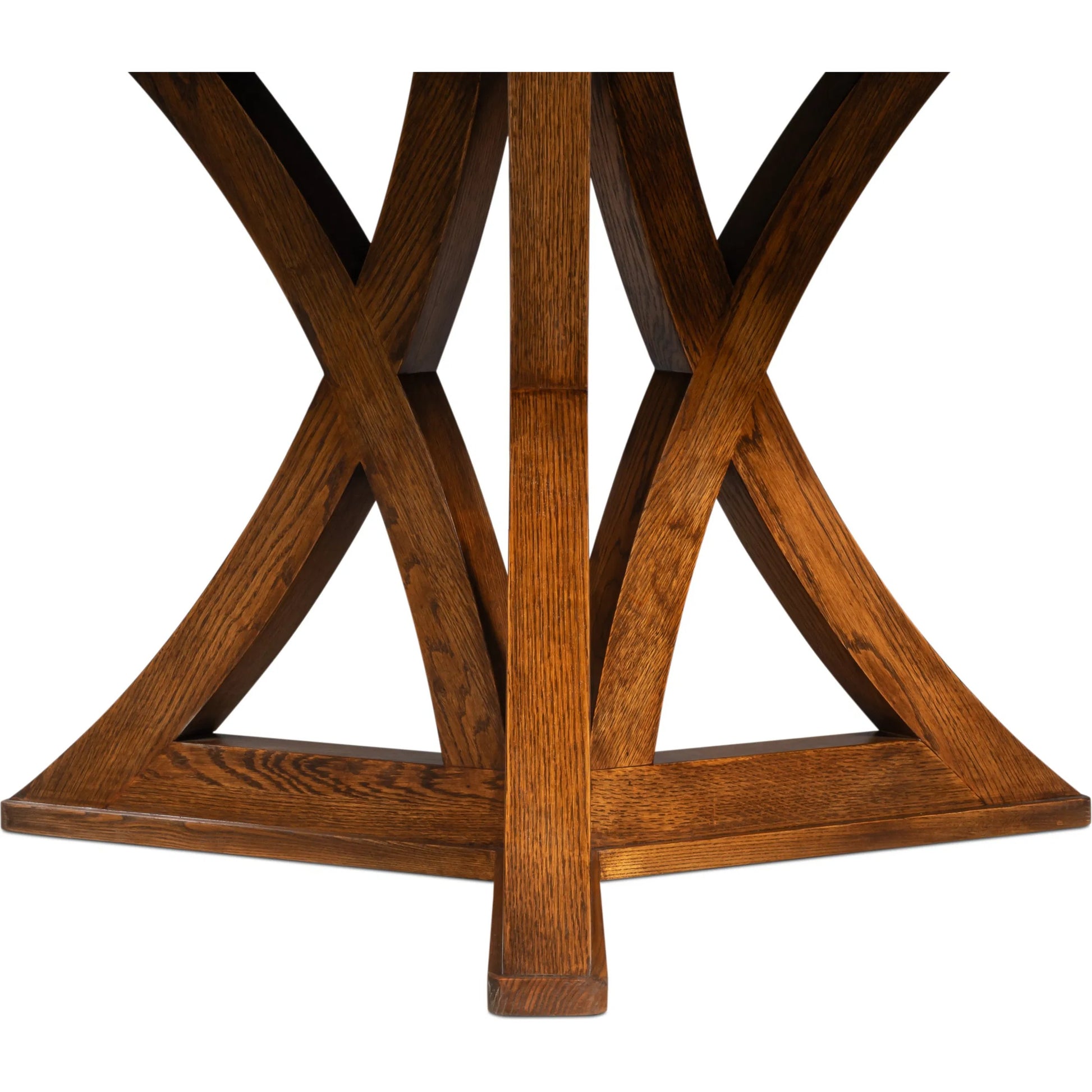 Casual Jupe Dining Table by Sarreid Ltd. in solid oak, veneers. Made from solid oak, veneers in a traditional style.