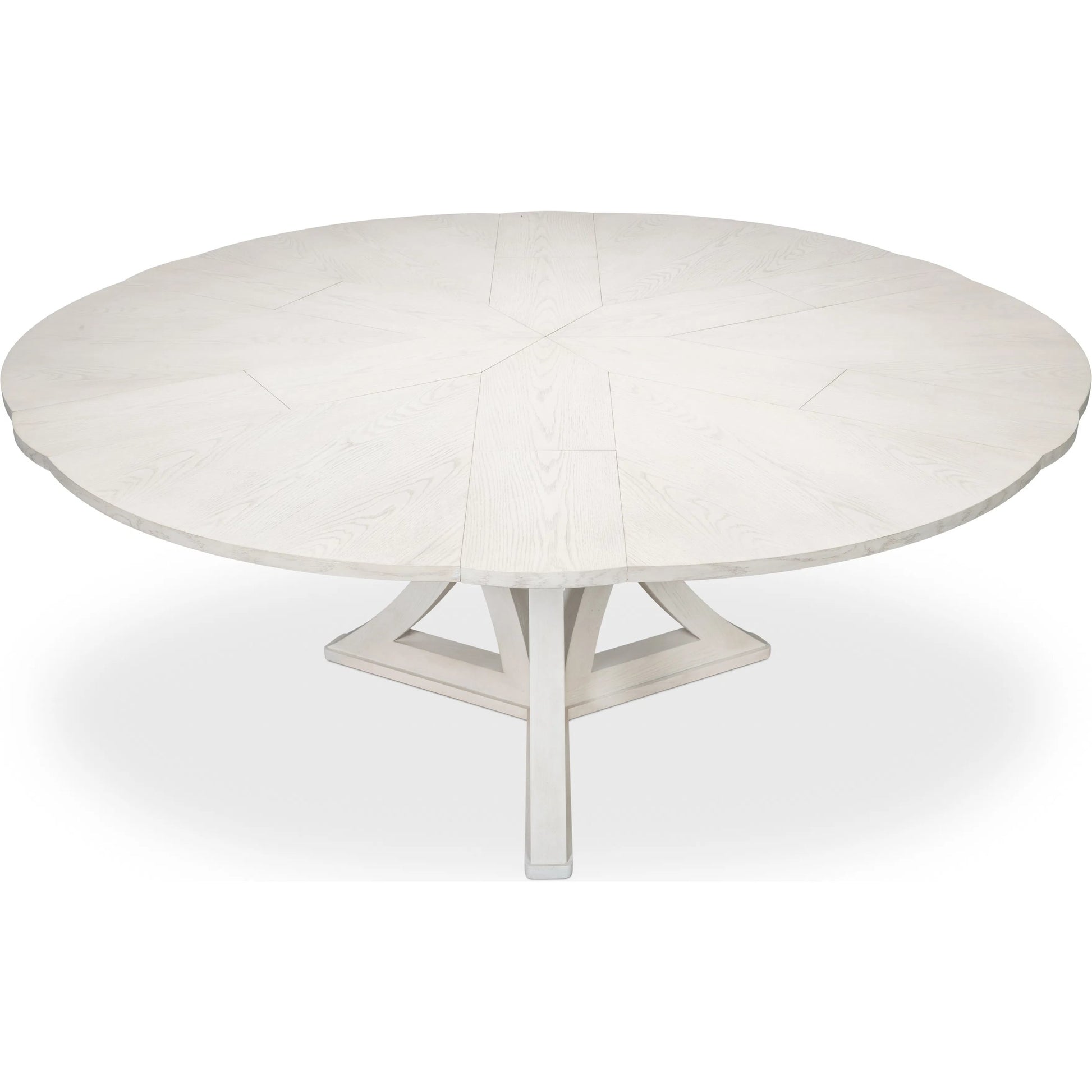 Casual Jupe Dining Table by Sarreid Ltd. in solid oak, veneers. Made from solid oak, veneers in a traditional style.