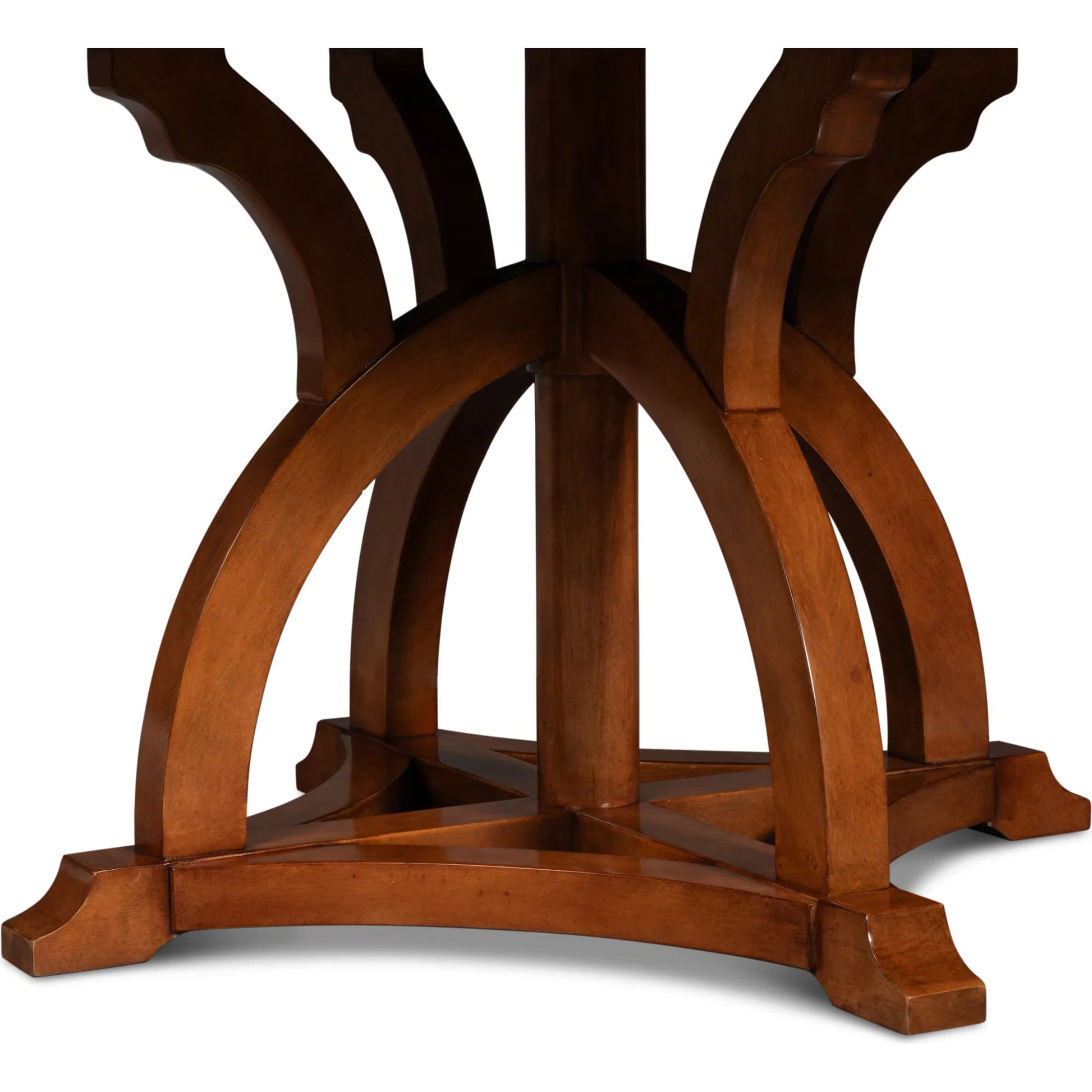 Austin Jupe Dining Table by Sarreid Ltd. in brown and solid walnut, white oak veneer. Made from unique in a traditional style.