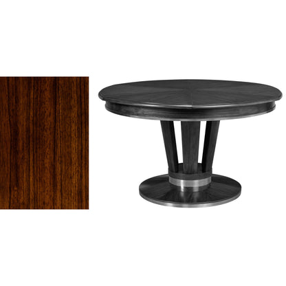 Soho Jupe Dining Table by Sarreid Ltd. in brown. Made from paldao wood in a traditional style.