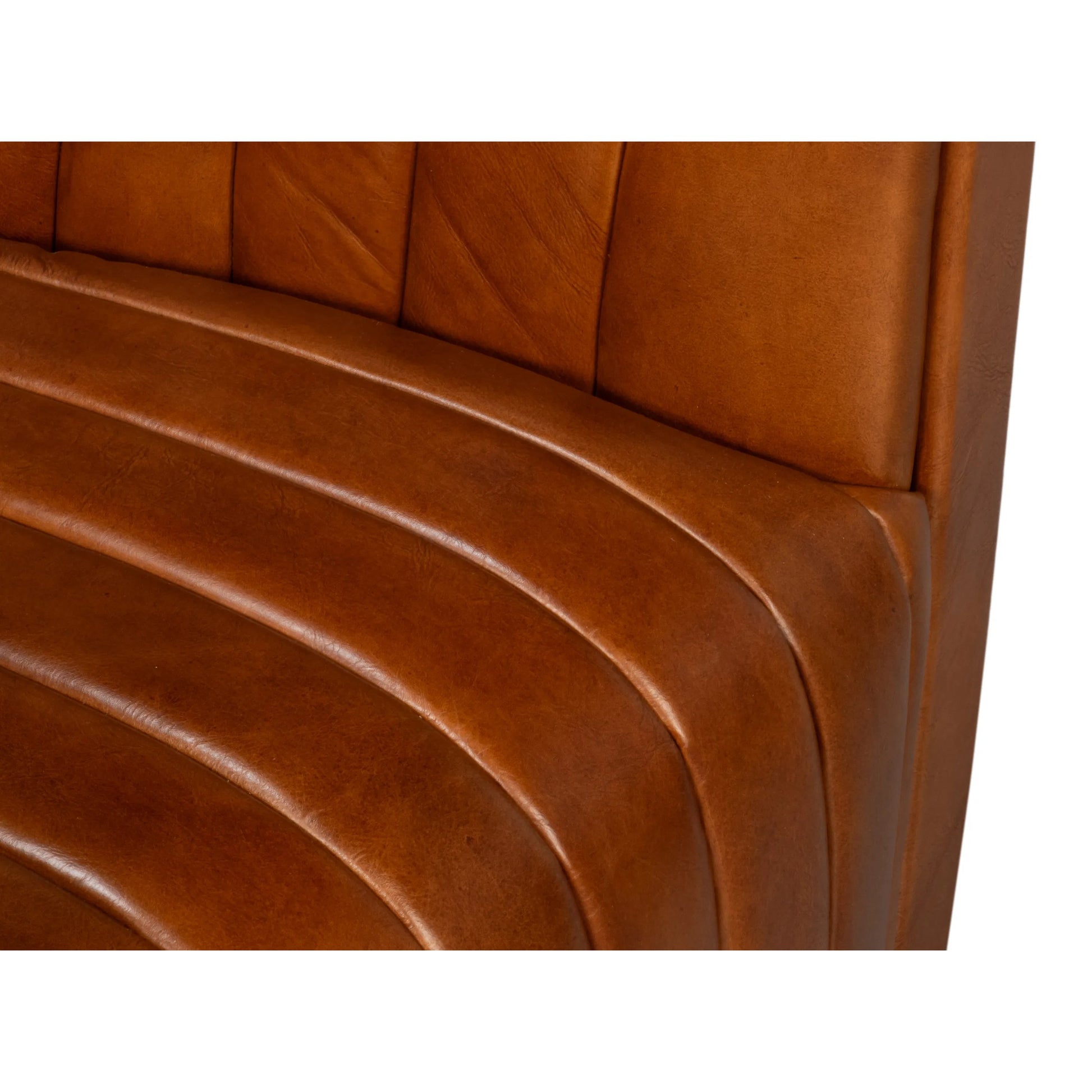Essex Swivel Chair by Sarreid Ltd.. Made from cow leather in a traditional style.