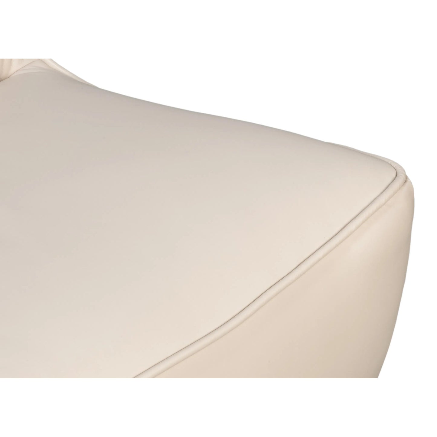 029 SI-2378489 | Closeup | Kennett Swivel Chair by Sarreid Ltd.. Made from leather in a traditional style.