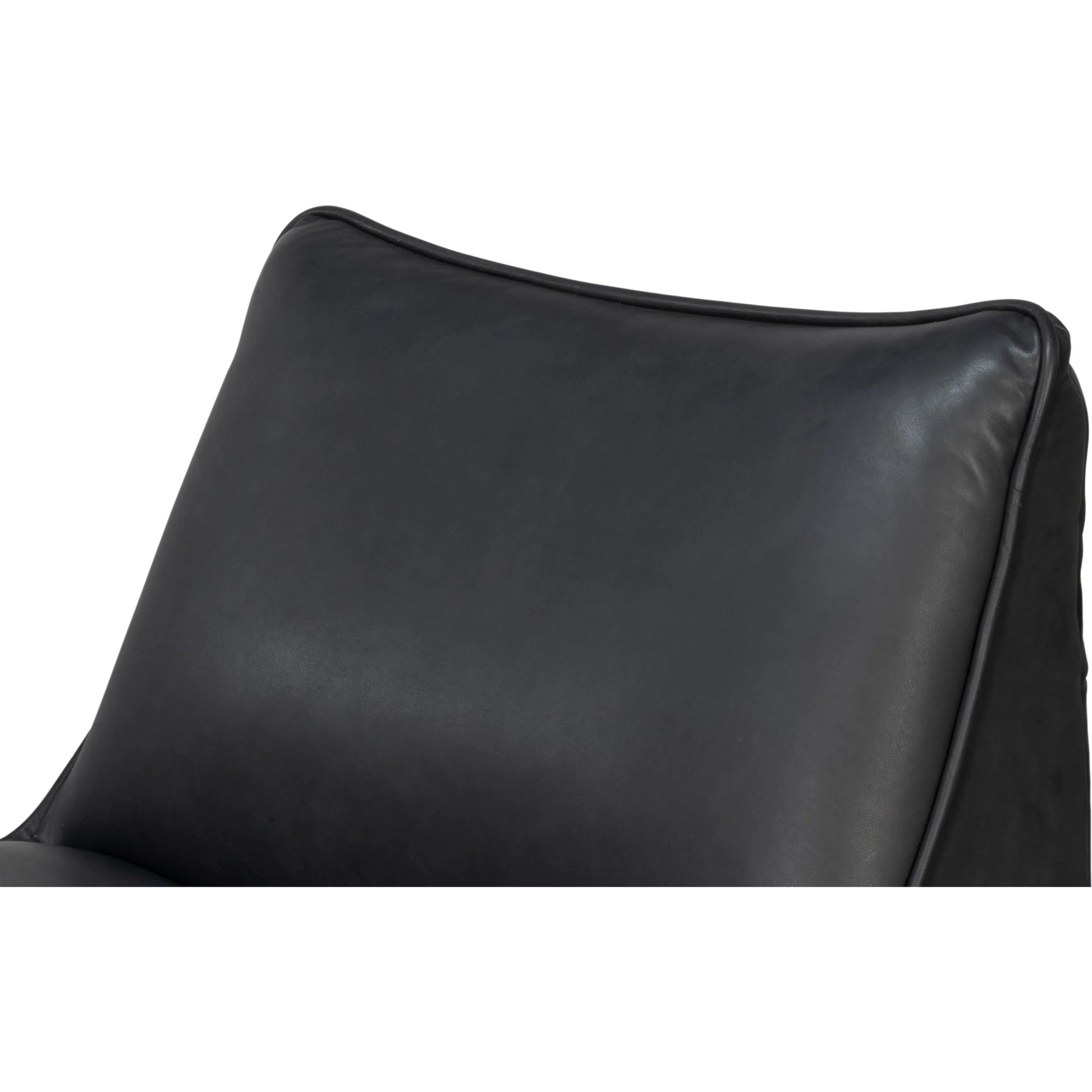 Kennett Swivel Chair by Sarreid Ltd.. Made from leather in a traditional style.