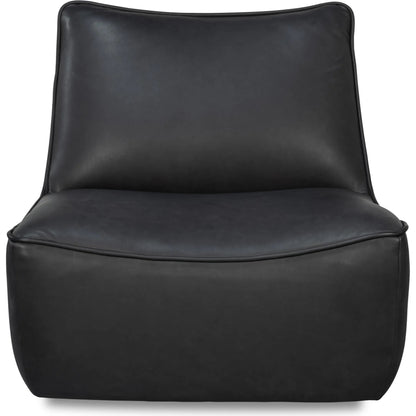 Kennett Swivel Chair by Sarreid Ltd.. Made from leather in a traditional style.