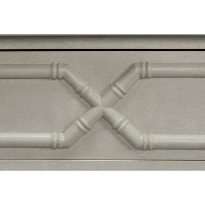 Tortola Chest by Sarreid Ltd. in white porcelain, grigio serena pulit. Made from unique in a traditional style.