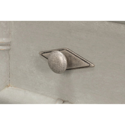 Tortola Chest by Sarreid Ltd. in white porcelain, grigio serena pulit. Made from unique in a traditional style.