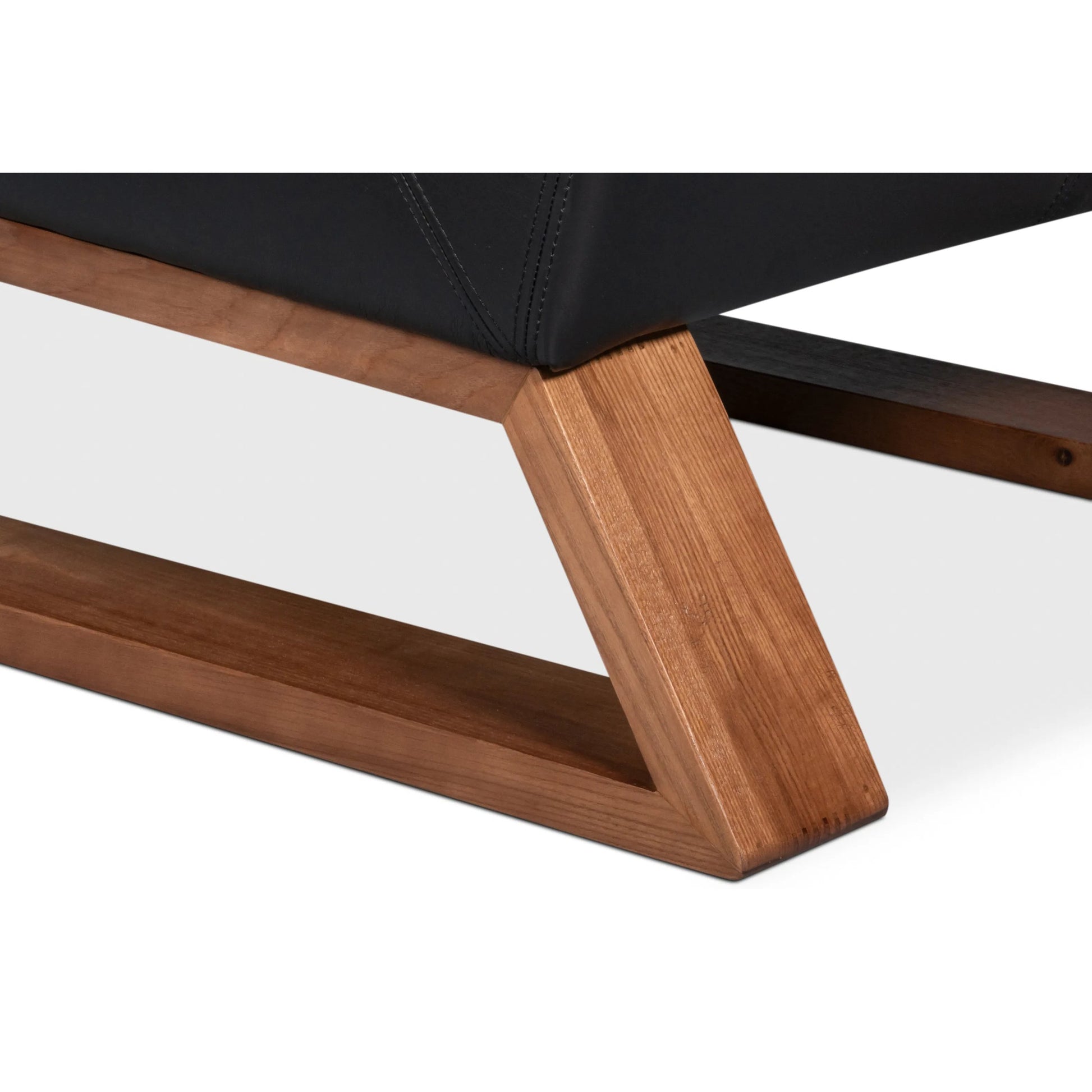 Wylam Leather Chair by Sarreid Ltd.. Made from leather in a traditional style.