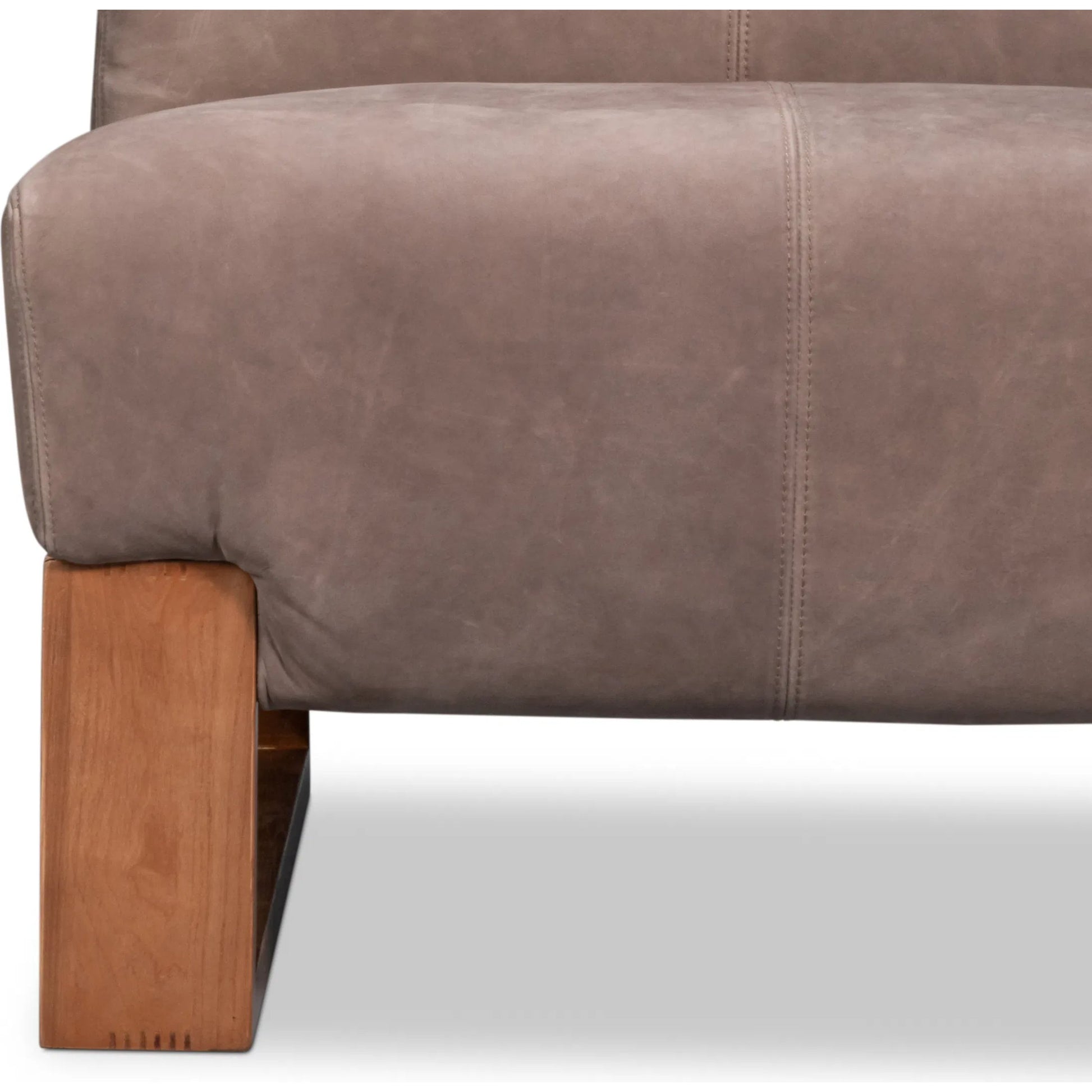 Wylam Leather Chair by Sarreid Ltd.. Made from leather in a traditional style.