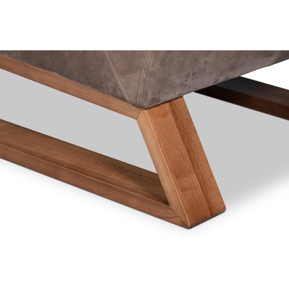 Wylam Leather Chair by Sarreid Ltd.. Made from leather in a traditional style.