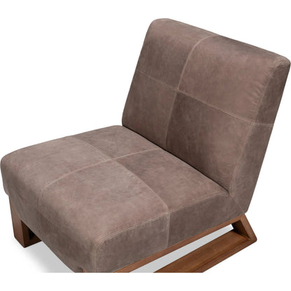 Wylam Leather Chair by Sarreid Ltd.. Made from unique in a traditional style.