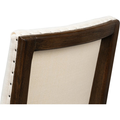 Bauhaus Chair (Set of 2) by Sarreid Ltd.. Made from 100% polyester fabric, oak wood in a unique style.