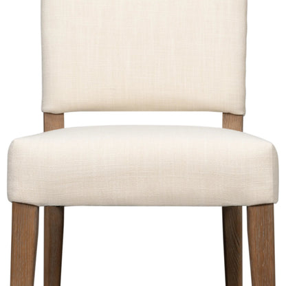 Bauhaus Chair (Set of 2) by Sarreid Ltd.. Made from 100% polyester fabric, oak wood in a unique style.