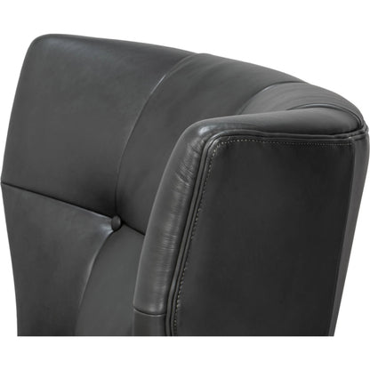 Alastair Chair by Sarreid Ltd.. Made from leather in a traditional style.