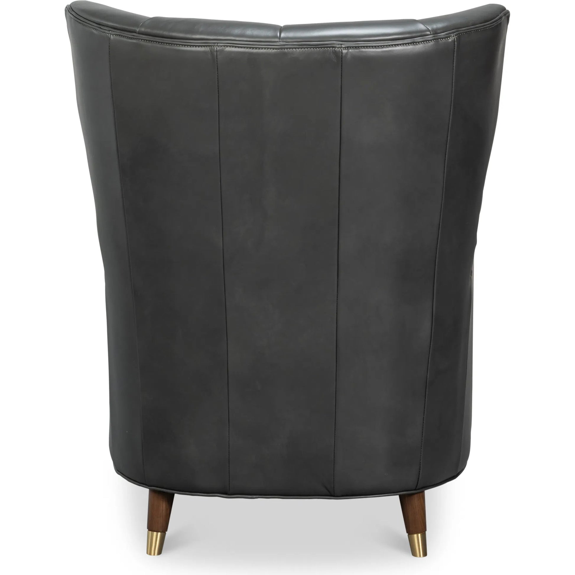 Alastair Chair by Sarreid Ltd.. Made from leather in a traditional style.