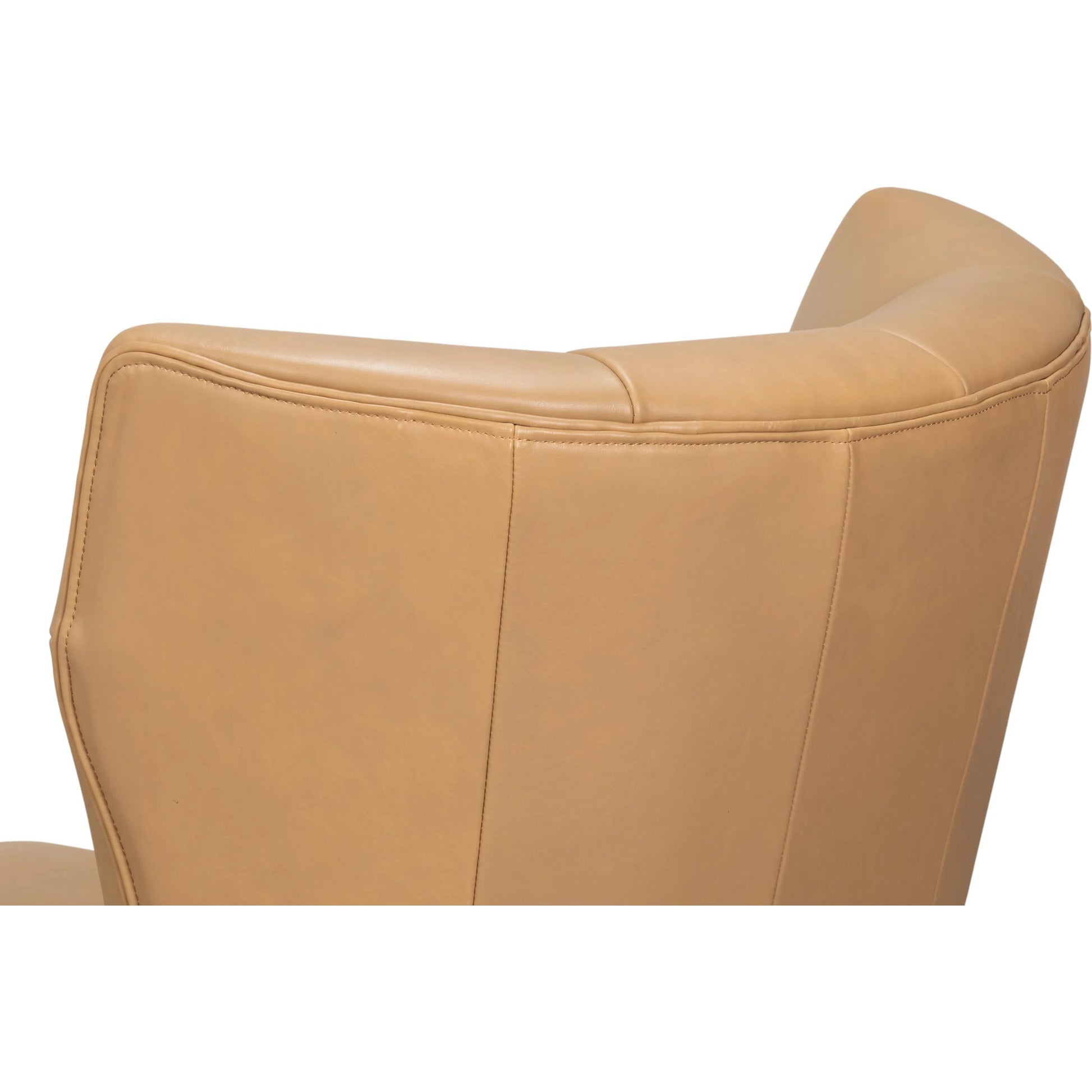 Alastair Chair by Sarreid Ltd.. Made from leather in a traditional style.
