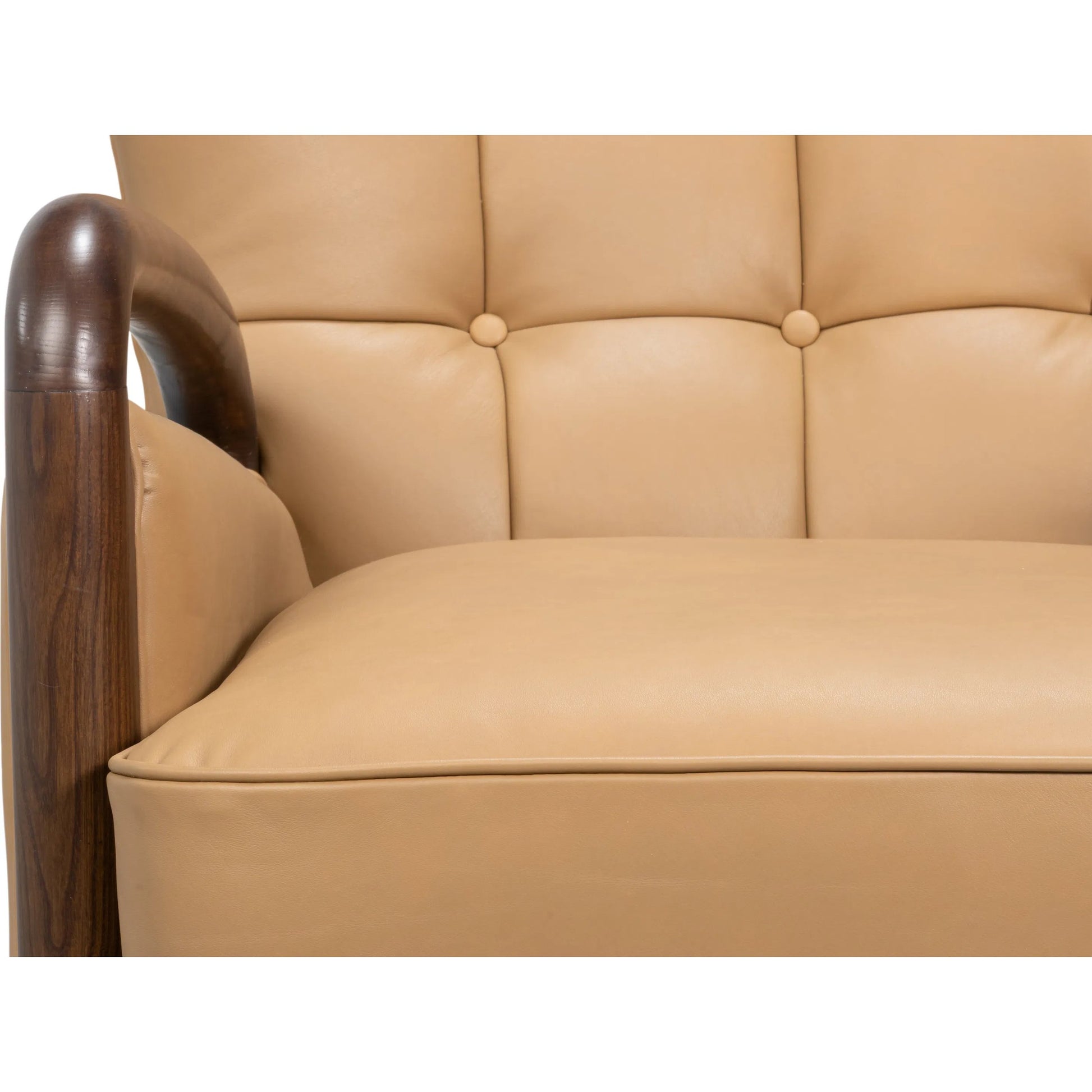 Alastair Chair by Sarreid Ltd.. Made from leather in a traditional style.