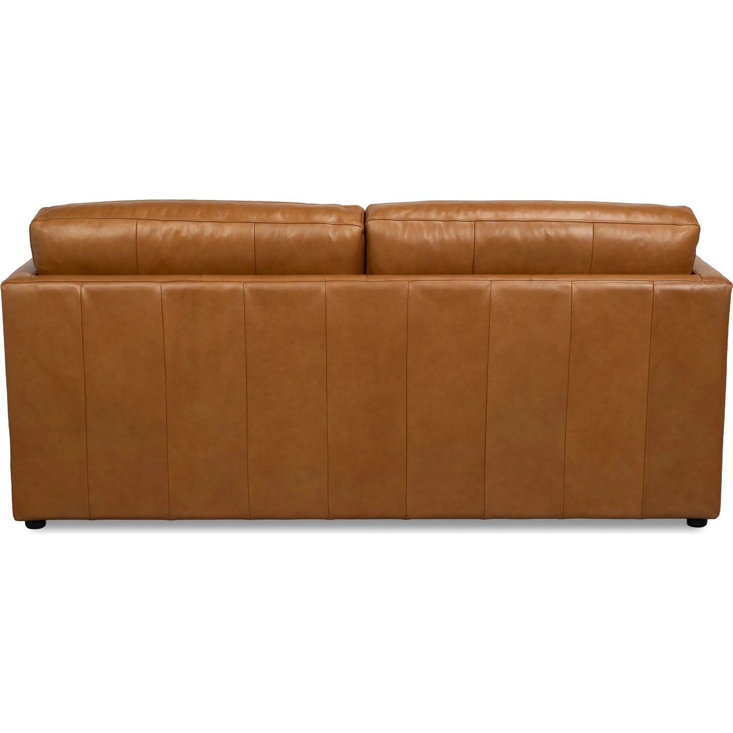 002 SI-2635428 | Additional Silo | Grant Tuxedo Sofa by Sarreid Ltd. in brown and top grain leather, caramel leather. Made from unique in a unique style.