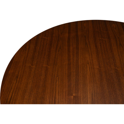 Vero Cocktail Table by Sarreid Ltd. in walnut. Made from dark walnut in a unique style.