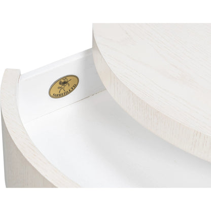 Vero Side Table by Sarreid Ltd.. Made from dark walnut in a modern style.