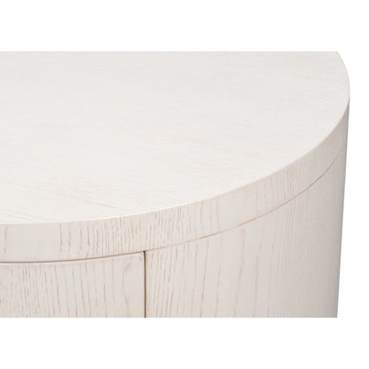 Vero Side Table by Sarreid Ltd.. Made from dark walnut in a modern style.