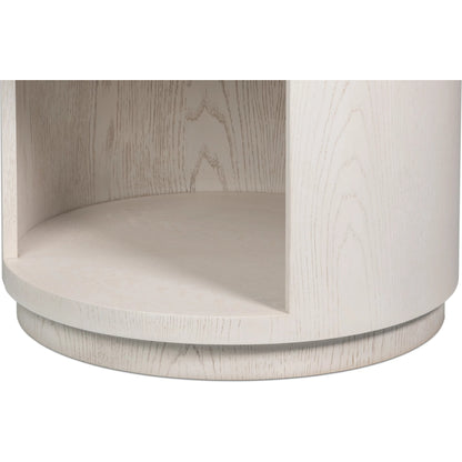 Vero Side Table by Sarreid Ltd.. Made from dark walnut in a modern style.