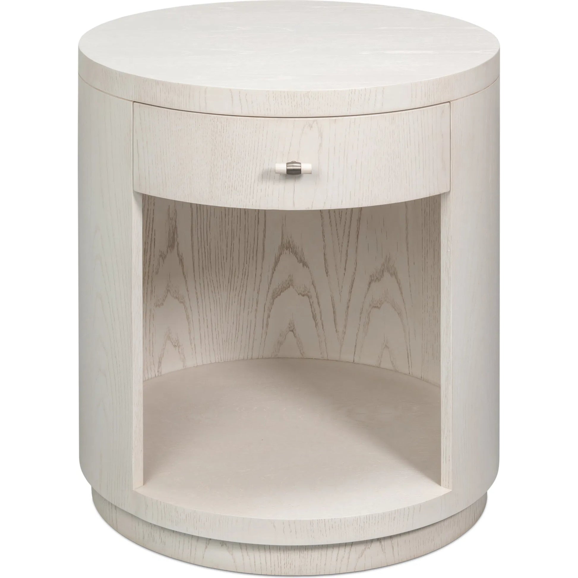 Vero Side Table by Sarreid Ltd.. Made from dark walnut in a modern style.