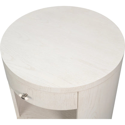 Vero Side Table by Sarreid Ltd.. Made from dark walnut in a modern style.