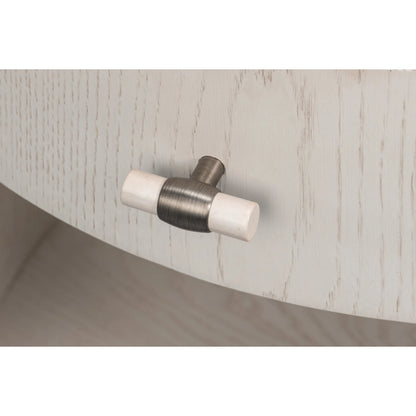 Vero Side Table by Sarreid Ltd.. Made from dark walnut in a modern style.