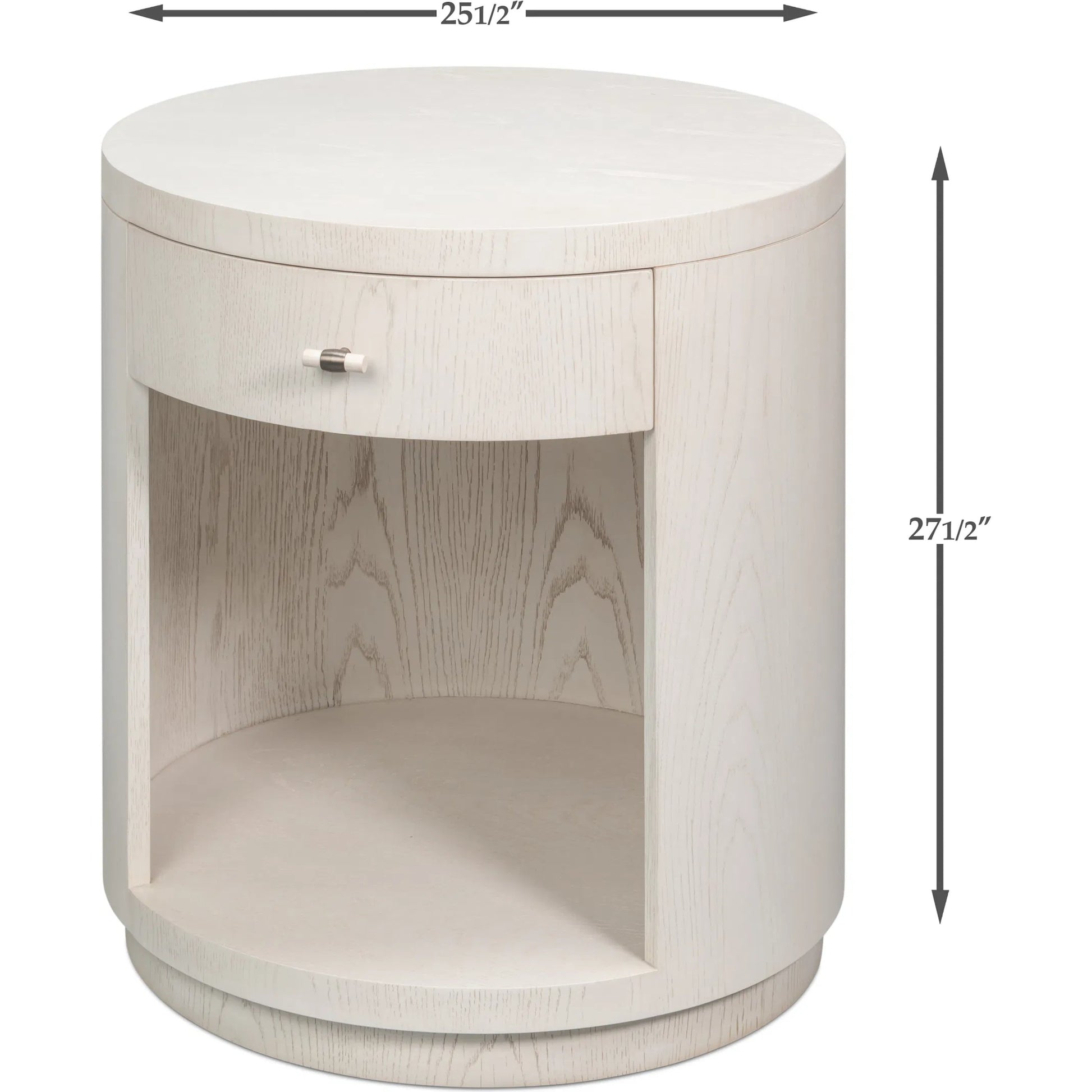 Vero Side Table by Sarreid Ltd.. Made from dark walnut in a modern style.