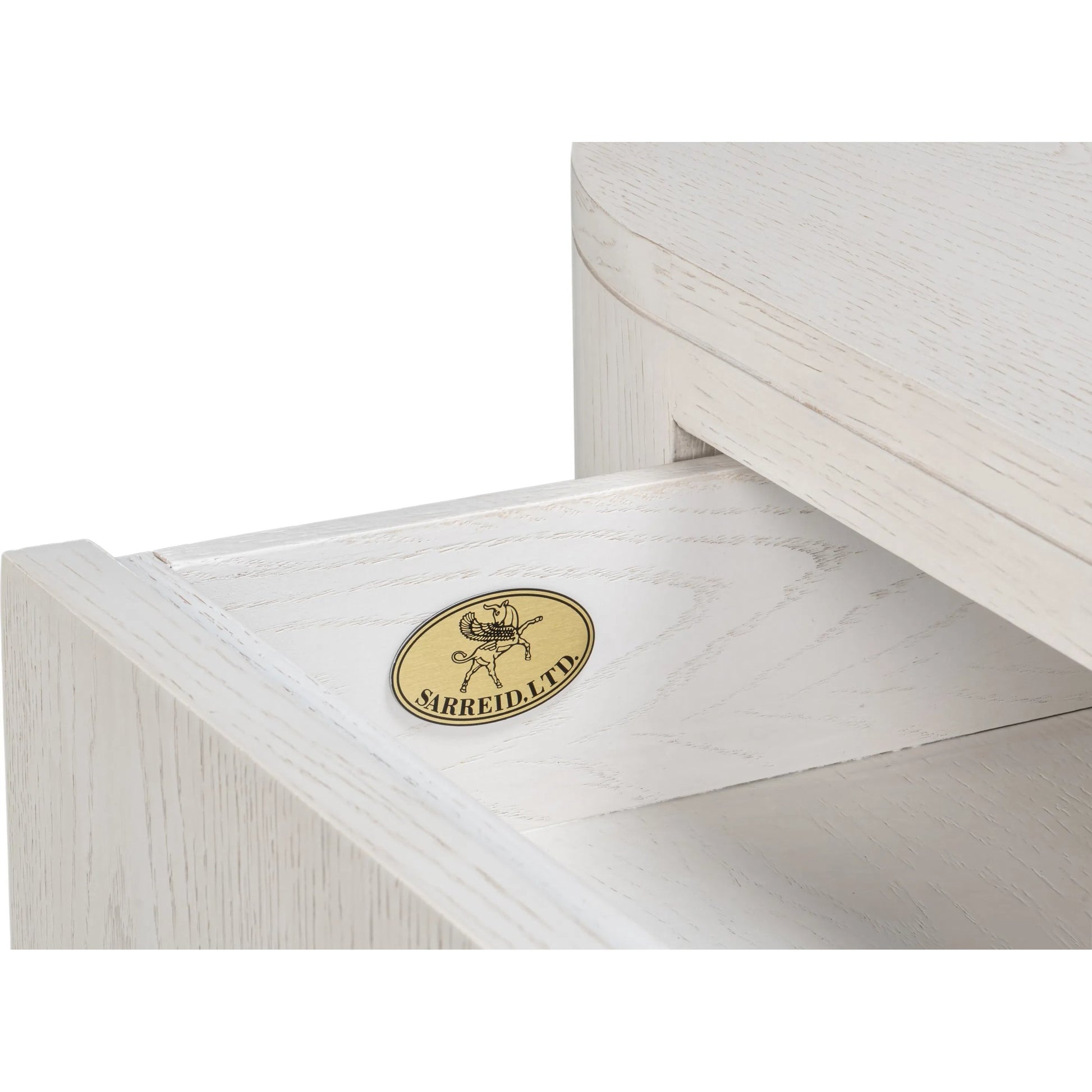 Vero Console Table by Sarreid Ltd.. Made from dark walnut in a modern style.