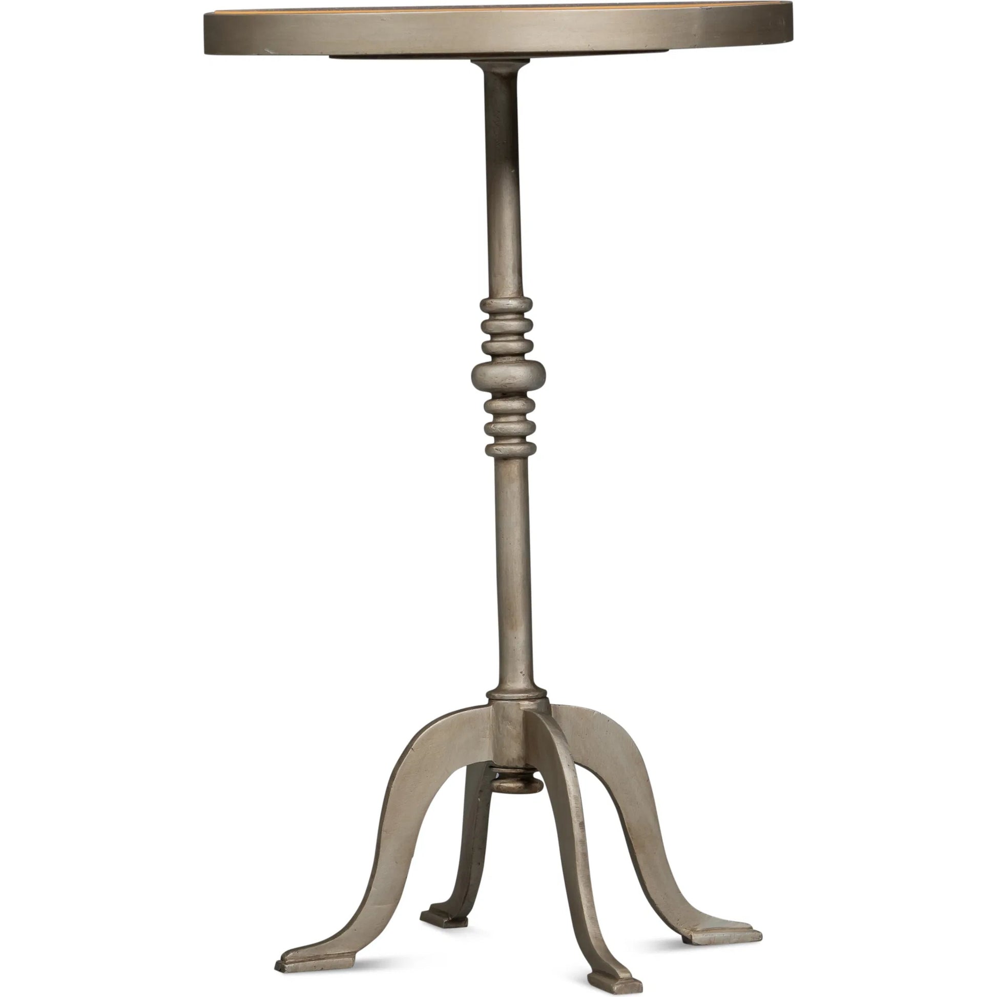 Carolina Leaf Table by Sarreid Ltd. in brown. Made from casted aluminum in a traditional style.