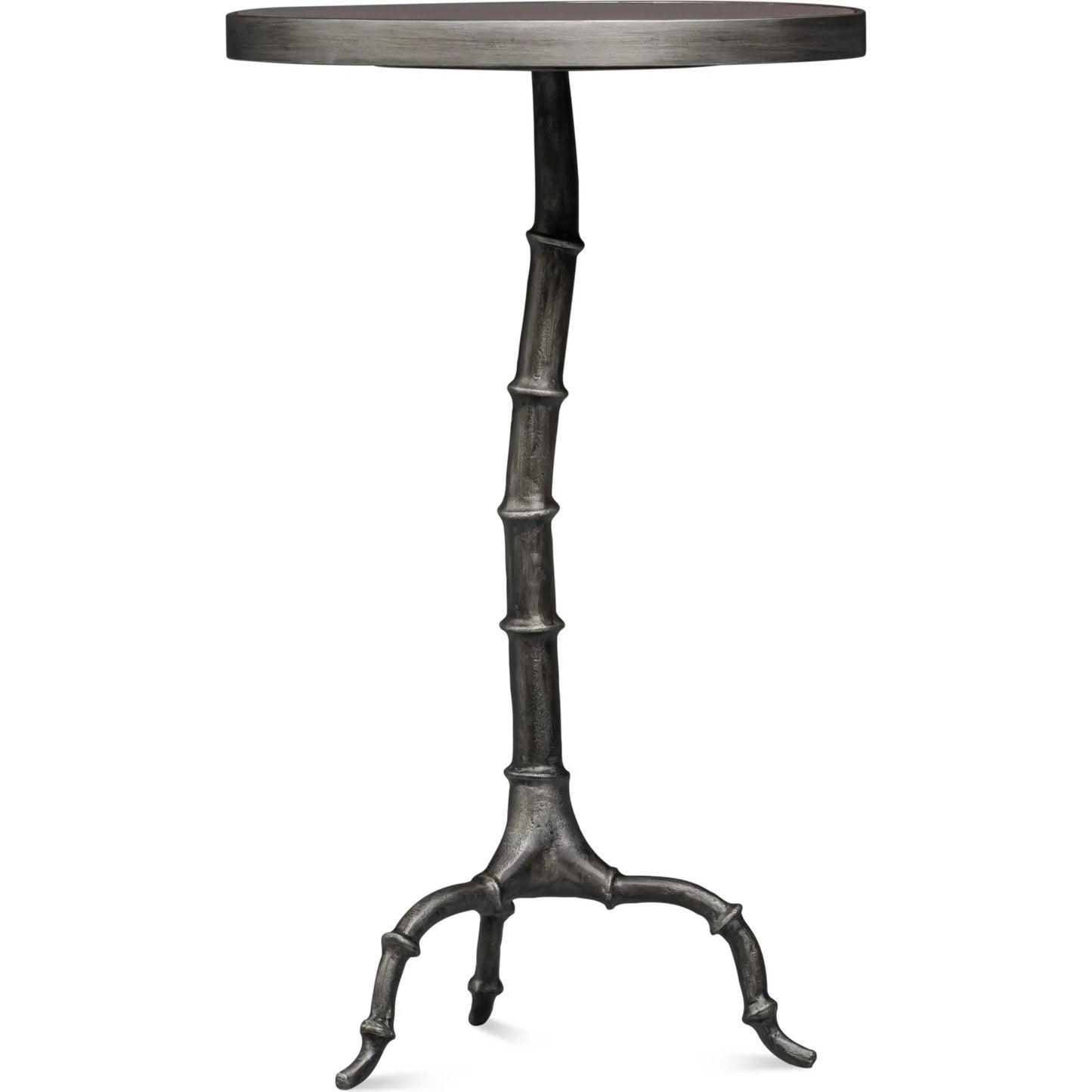 001 SI-2473327 | Additional Silo | Brightleaf Table by Sarreid Ltd. in brown, pewter. Made from casted aluminum in a traditional style.