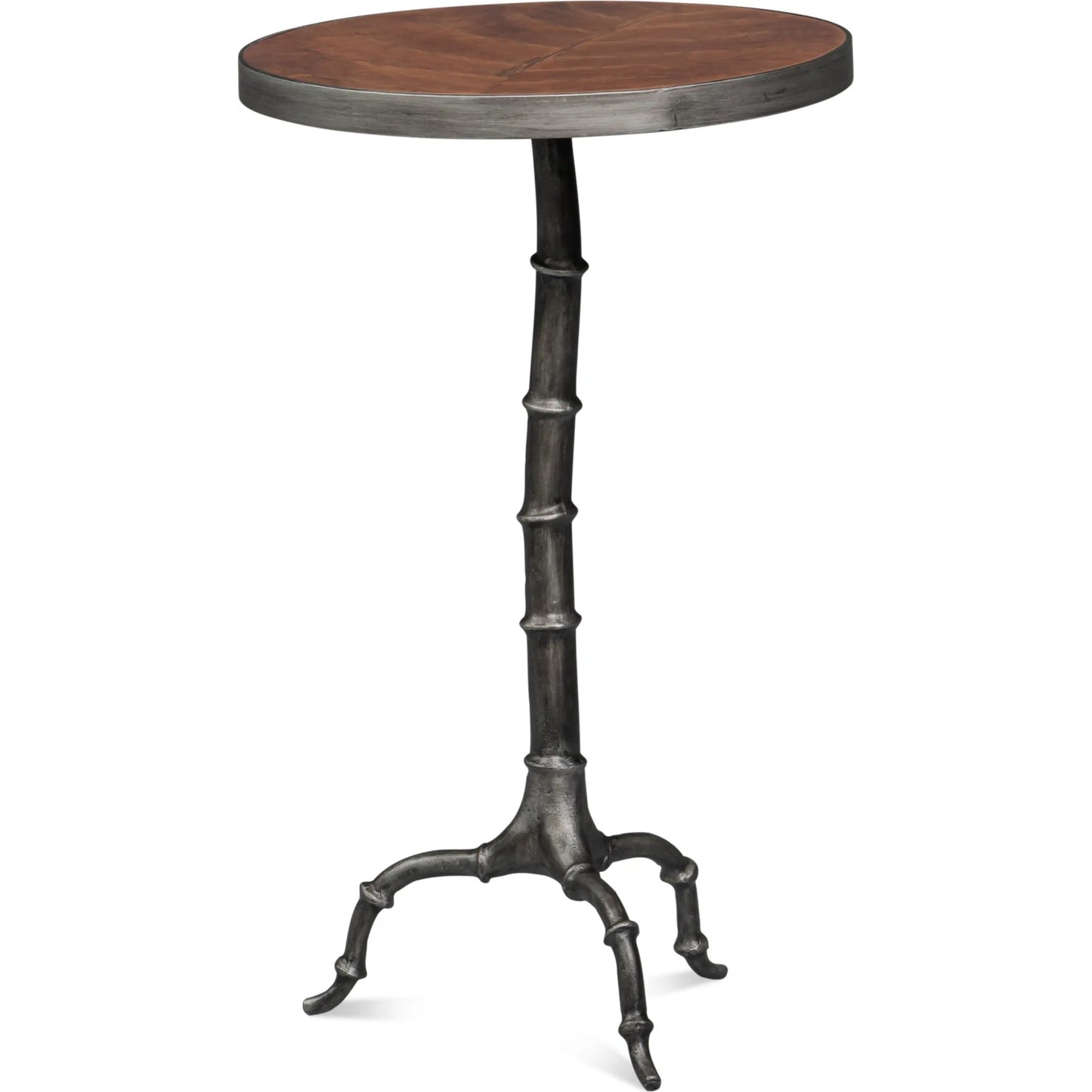 000 SI-2473327 | Additional Silo | Brightleaf Table by Sarreid Ltd. in brown, pewter. Made from casted aluminum in a traditional style.