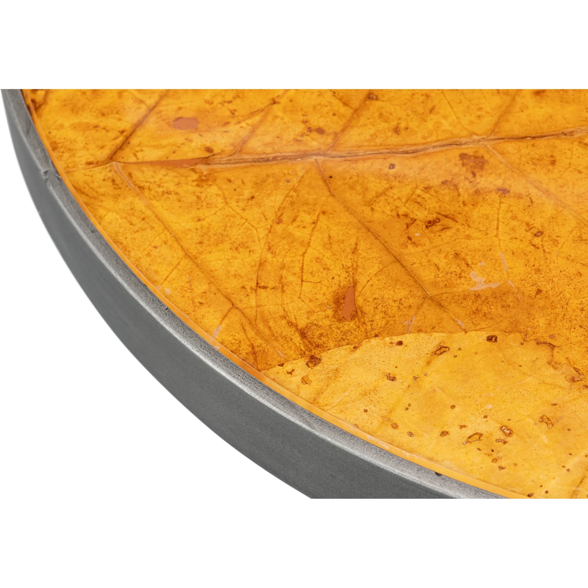 Banner House Table by Sarreid Ltd. in brown. Made from casted aluminum in a traditional style.