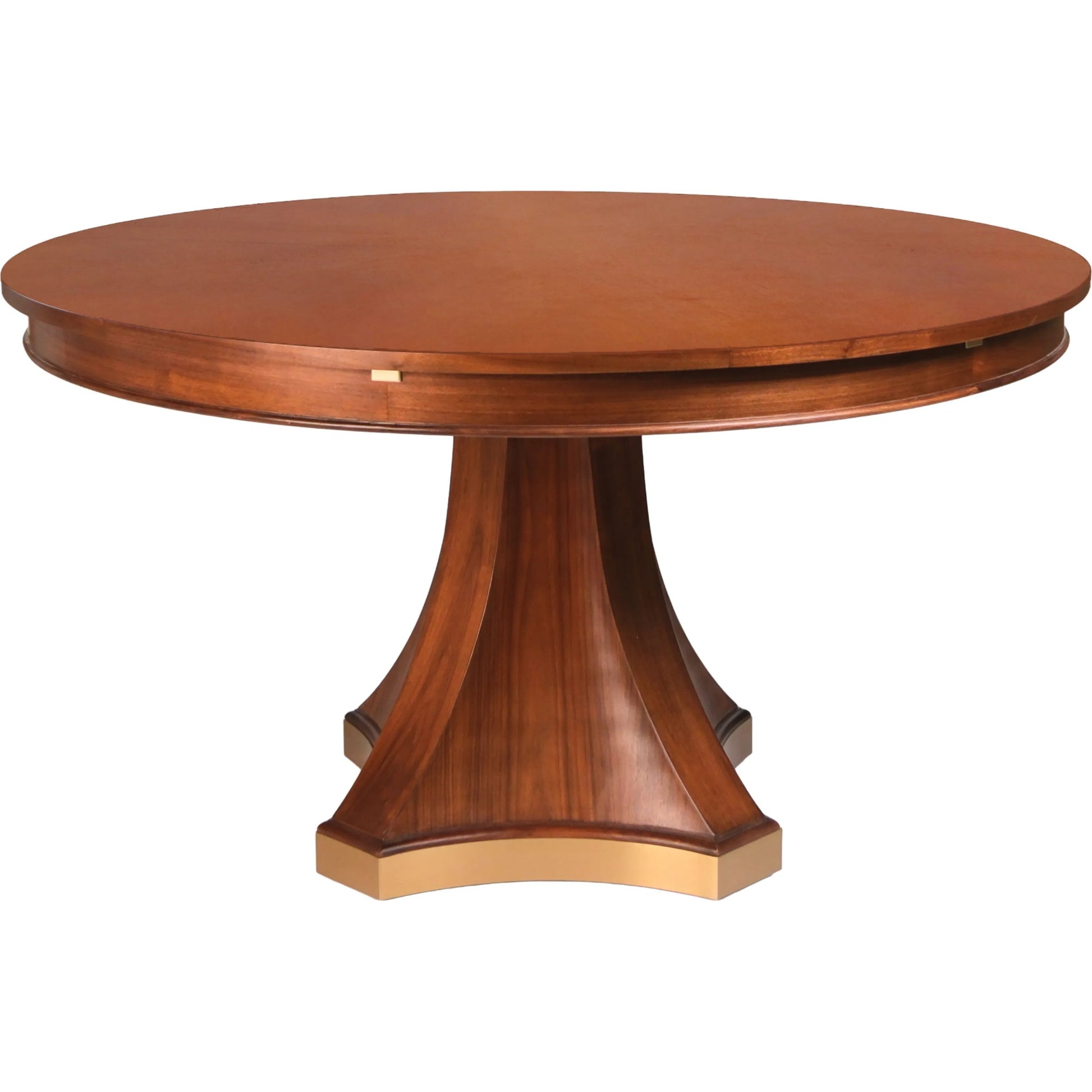 Chelsea Jupe Dining Table by Sarreid Ltd. in dark walnut. Made from unique in a traditional style.