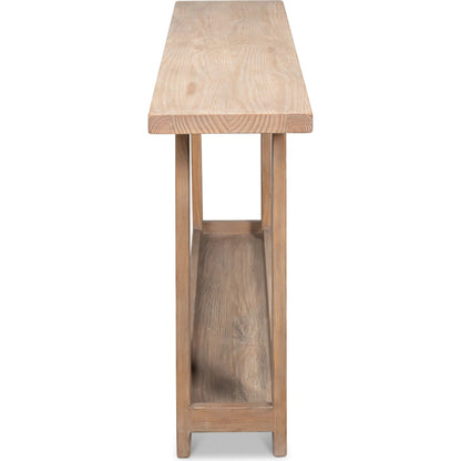 Farmhouse Kitchen Table by Sarreid Ltd. in natural and natural aged pine. Made from unique in a rustic style.