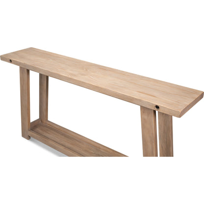 Farmhouse Kitchen Table by Sarreid Ltd. in natural and natural aged pine. Made from unique in a rustic style.