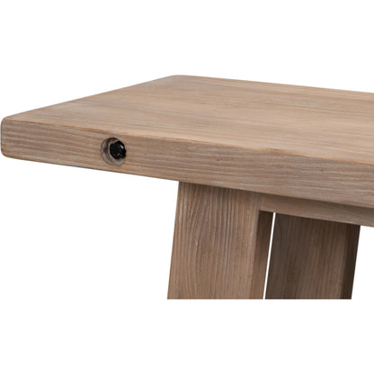 Farmhouse Kitchen Table by Sarreid Ltd. in natural and natural aged pine. Made from unique in a rustic style.