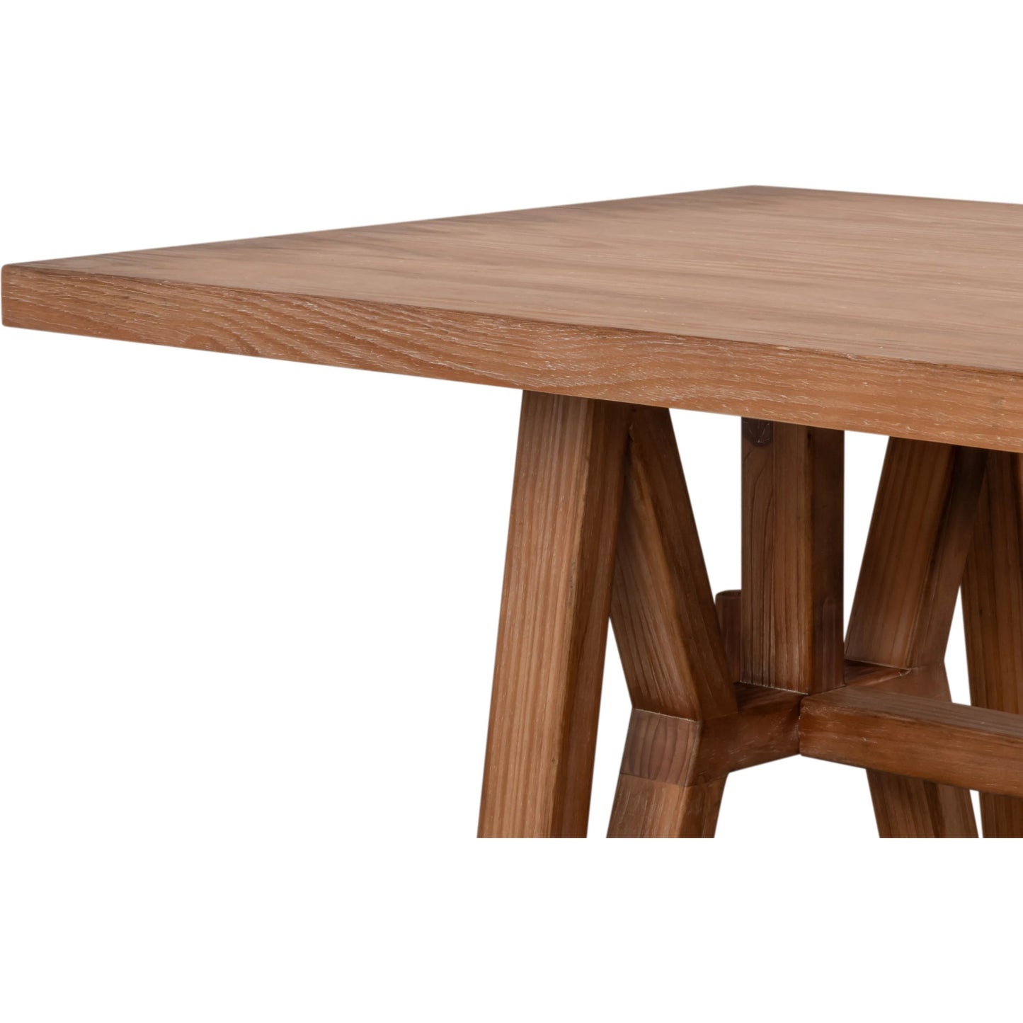 003 SI-2531073 | Closeup | Miner's Camp Dining Table by Sarreid Ltd. in natural and natural aged pine. Made from unique in a unique style.