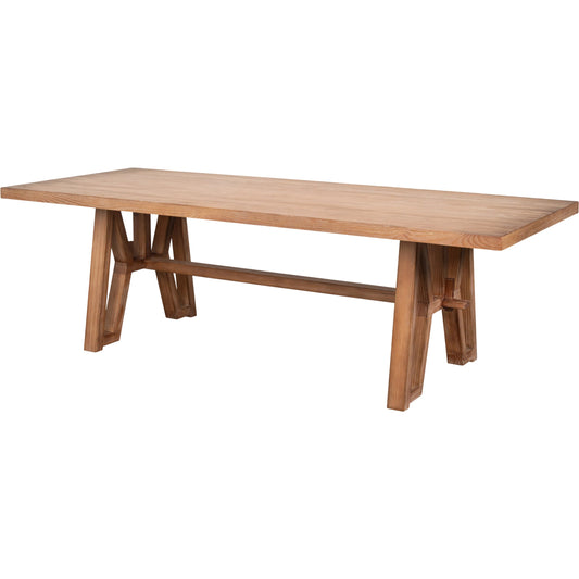 Miner's Camp Dining Table by Sarreid Ltd. in natural and natural aged pine. Made from unique in a unique style.