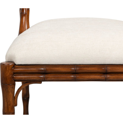 Elora Chair (Set of 2) by Sarreid Ltd. in cream, palladio. Made from ash wood, danny chenille in a traditional style.