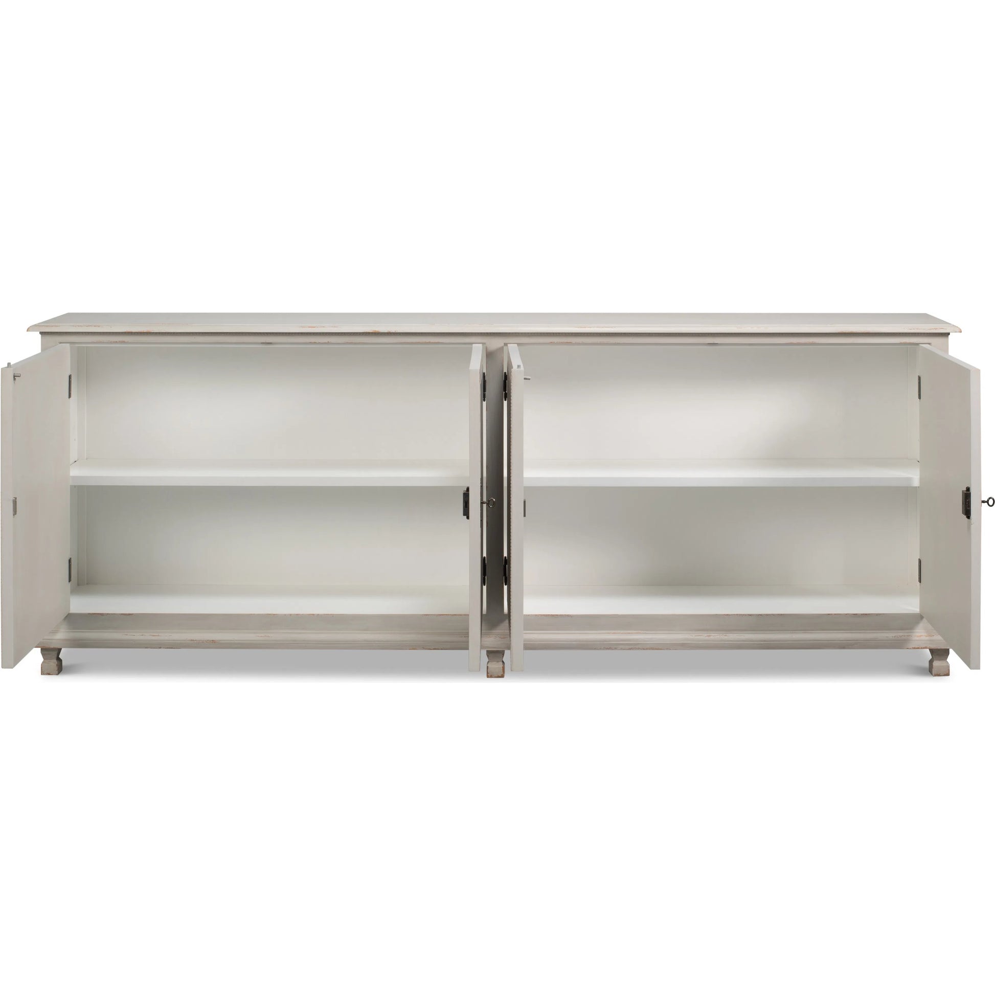 Harper Sideboard by Sarreid Ltd. in grey and pine, soft grey. Made from unique in a unique style.