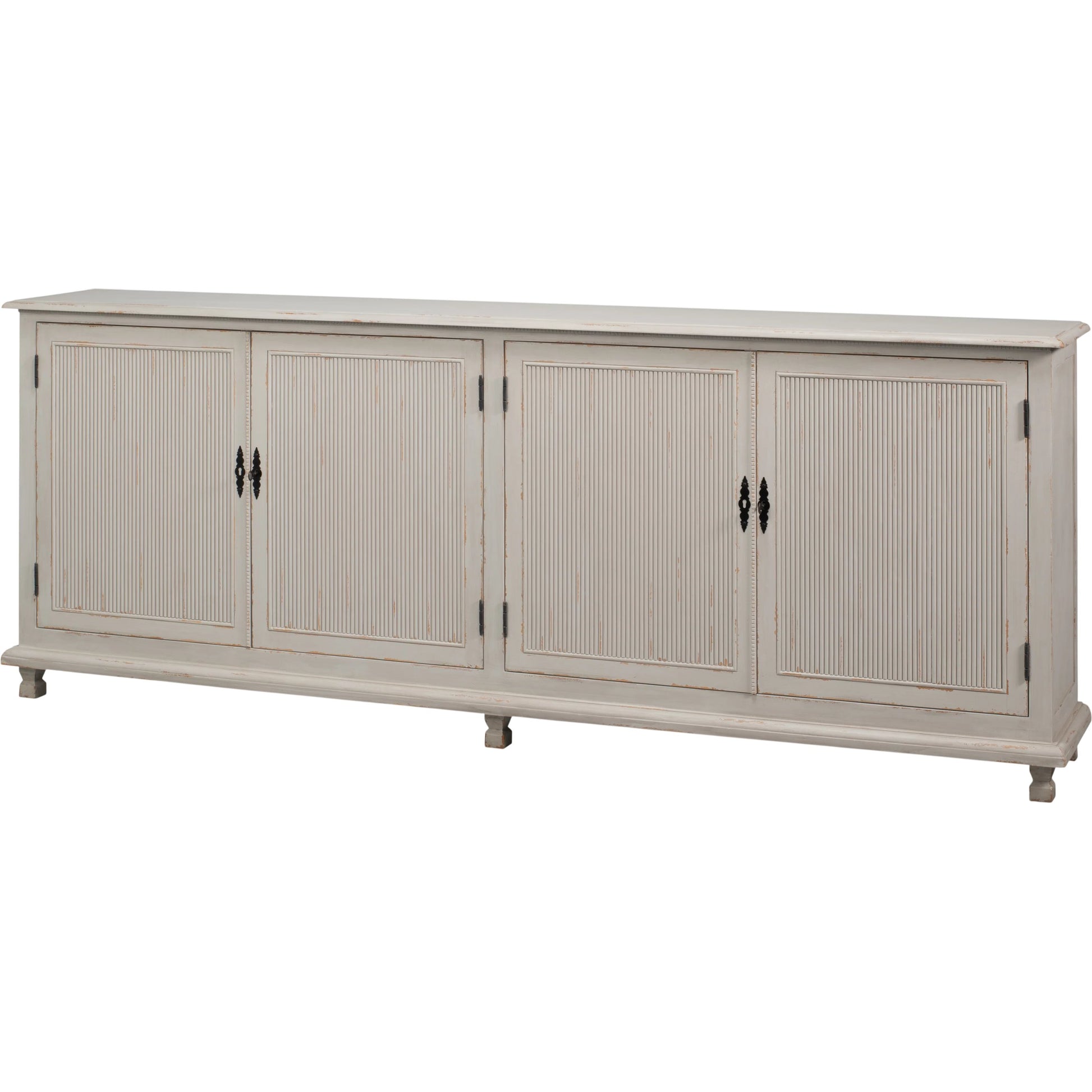 Harper Sideboard by Sarreid Ltd. in grey and pine, soft grey. Made from unique in a unique style.