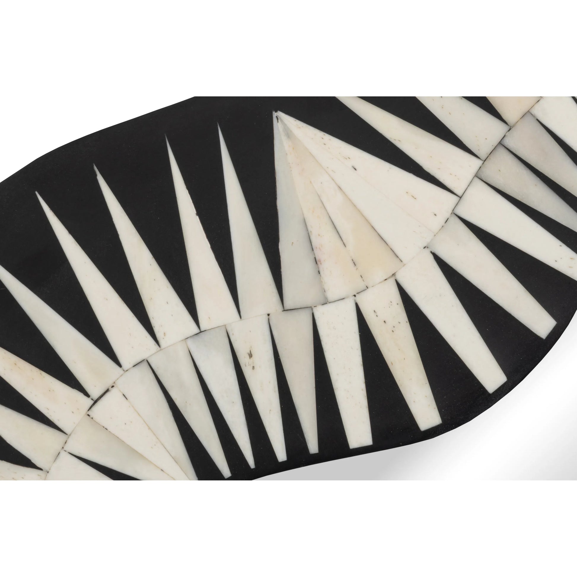 Meridian Bone Inlay Mirror by Sarreid Ltd. in arched bone inlay frame. Made from unique in a unique style.