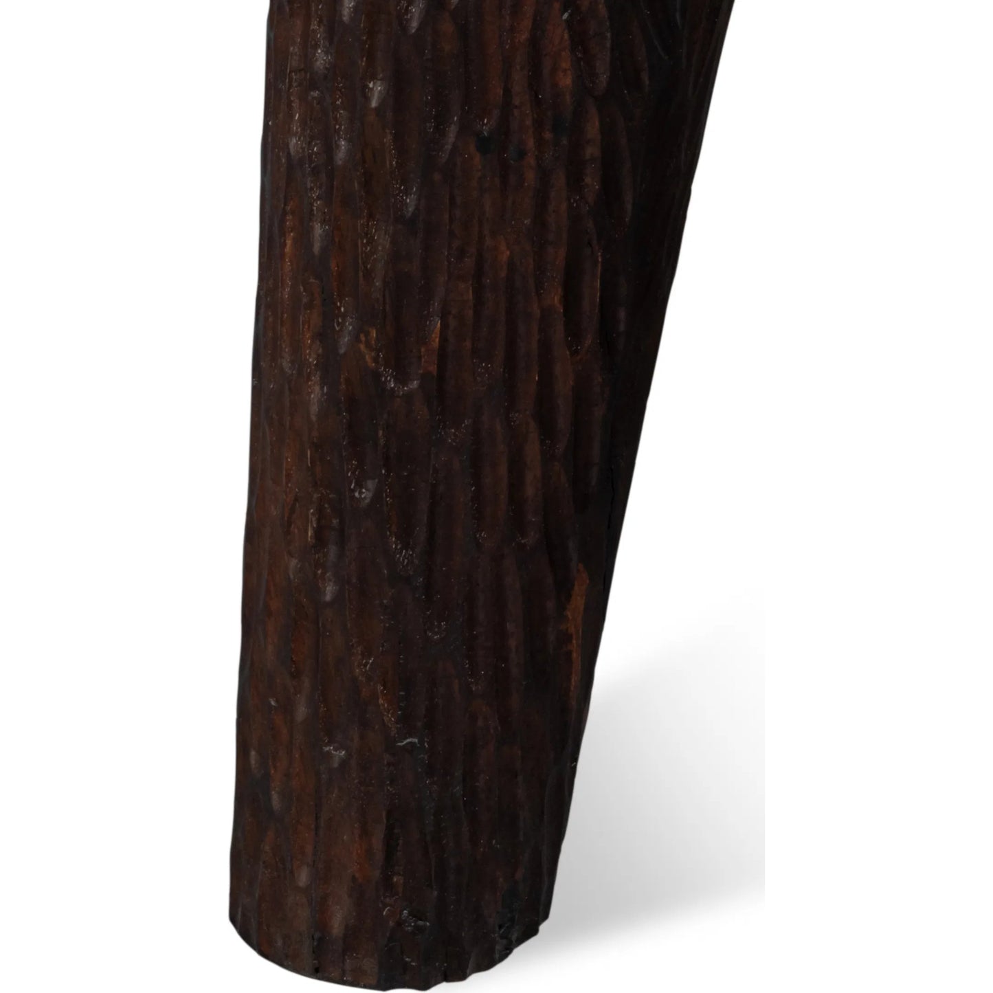 007 SI-2635432 | Additional Silo | Molten Carved Side Table by Sarreid Ltd. in brown and mango wood. Made from unique in a unique style.