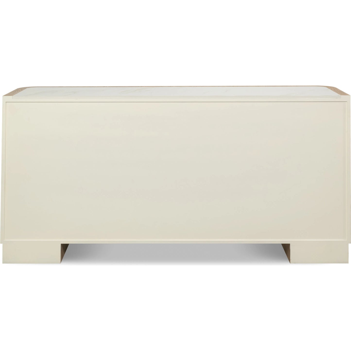 001 SI-2635419 | Additional Silo | Arcus Sideboard by Sarreid Ltd. in brown and mango wood, manmade marble top, wood veneer, faux marble. Made from unique in a unique style.