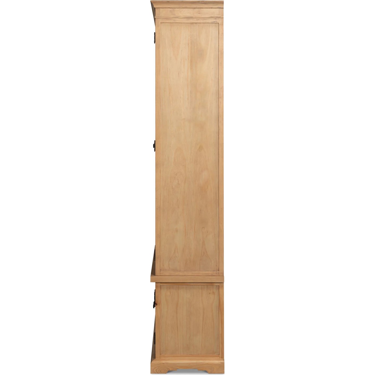 002 SI-2635433 | Additional Silo | Tanner Bookcase by Sarreid Ltd. in natural and reclaimed pine, glass. Made from unique in a unique style.