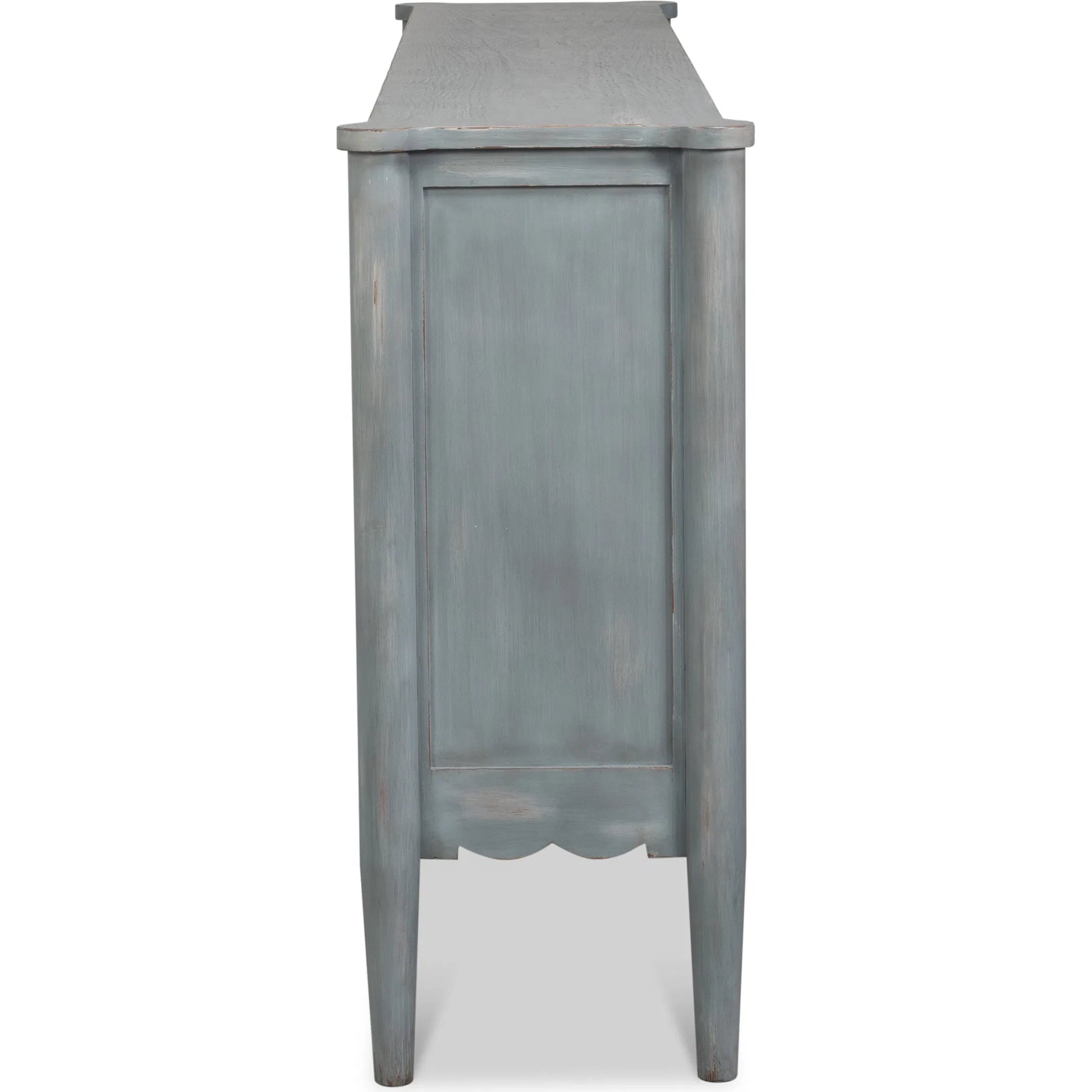 Dutch Sideboard by Sarreid Ltd. in grey and pine, antique grey. Made from unique in a unique style.